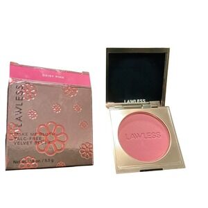 Lawless Make Me Blush Daisy Pink Talc-Free Velvet Blush .18 oz New Makeup